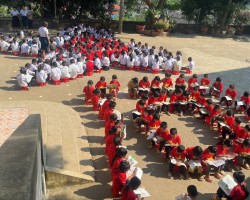 Giờ Ăn Trưa Đầy Ý Nghĩa Của Các Cháu Lớp Mẫu Giáo Ghép 3–5 Tuổi Bản Trại Bò – Trường Mầm Non Sao Mai