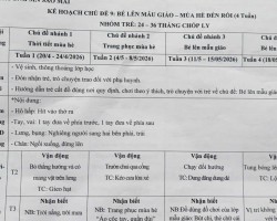 Hoạt động thí nghiệm ứng dụng STEM nâng cao nhận thức cho trẻ lớp Mẫu giáo ghép Bản Trại Bò Trường MN Sao Mai